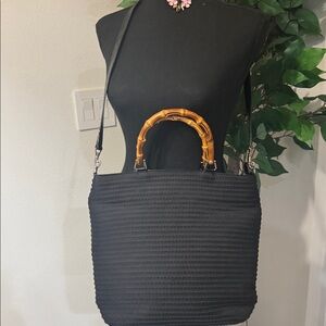 Host pick 🎉🎉🎉🎉GUCCI Bamboo Bag Tom Ford Period Black 2 way Bag 
Includes COA